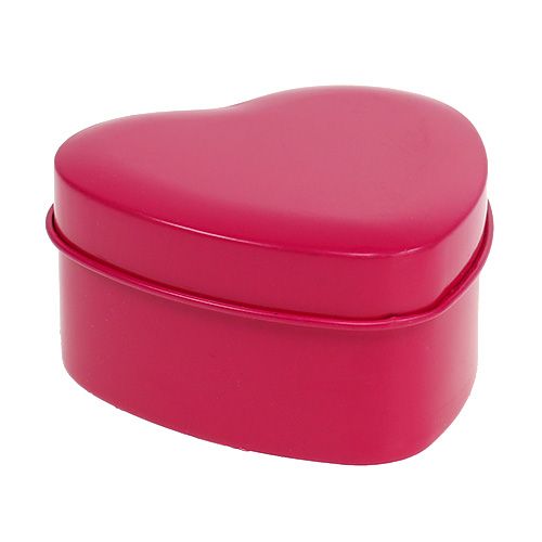 Floristik24 Illatos gyertya szív alakú rózsaszín 7cm x 3,5cm 1 db