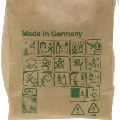 tételeket Tealámpák fahéj illat, karácsonyi gyertya, illatos tealámpa, gyertya dekoráció Ø25cm H40cm fehér 18 db