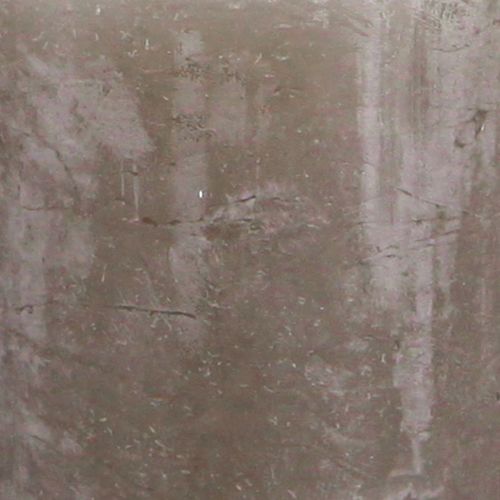 tételeket Rusztikus, egyszínű oszlopgyertyák, barna, 4 db-os szett, 50×100 mm