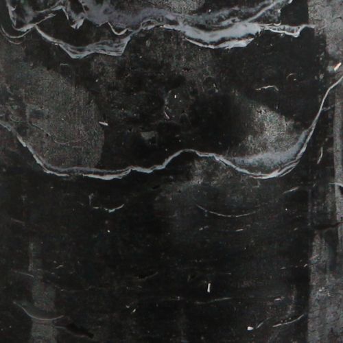 tételeket Tömör fekete oszlopgyertyák 70×80 mm, 4 darabos készlet - Elegáns díszgyertyák adventi koszorúkra és Halloweenre