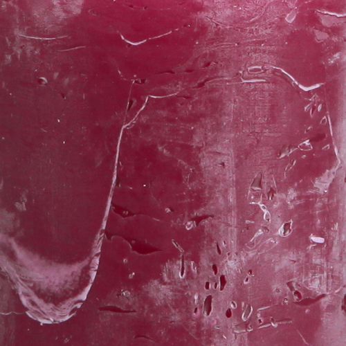 tételeket Bogyós színű oszlopgyertyák, 60x100 mm, 4 db-os készlet – hangulatos dekoráció