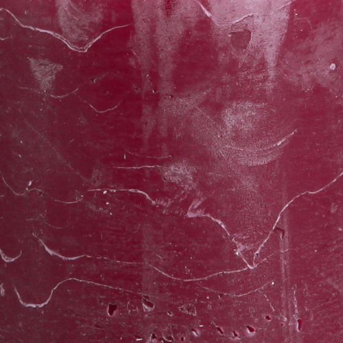 tételeket Stílusos, egyszínű, bogyós mintás oszlopgyertyák 70x100 mm, 4 darabos készlet – dekoráció, ünnepi, modern