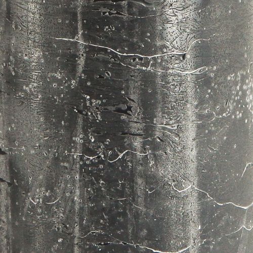 tételeket Elegáns antracit színű oszlopgyertyák 85x200 mm - Rusztikus dizájn, hosszú égési idő, 2 darabos szett a stílusos dekorációhoz