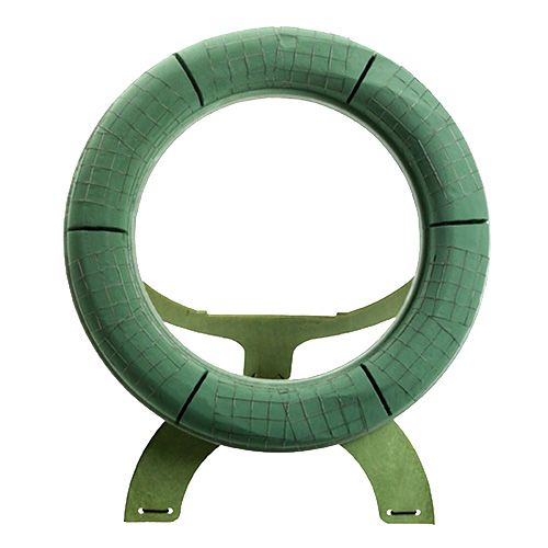 Floristik24 Virágos hab koszorú állvánnyal Ø50cm