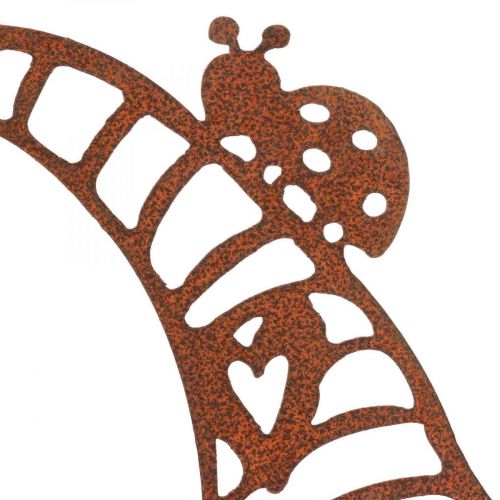 tételeket Patina dekoratív gnóm fém díszállvány H43cm