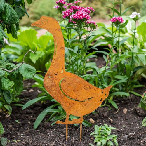 Floristik24 Patina Garden Stake Goose Retro H42,5cm