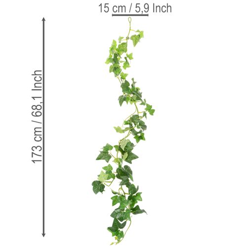 Műborostyán girland szobadekorációhoz 173cm | Floristik24.hu