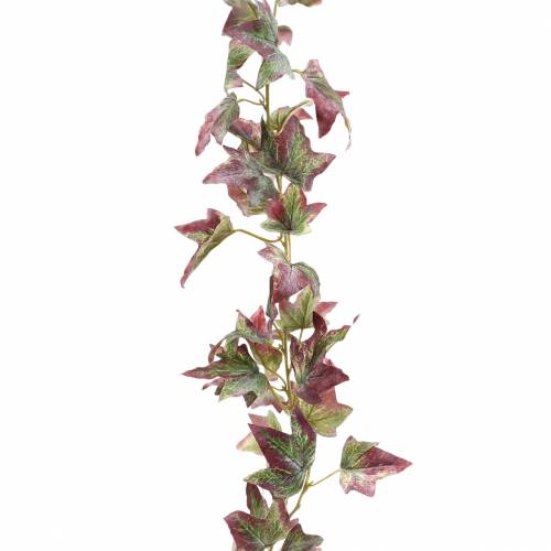 Ivy Garland Green, burgundi 182,5 cm