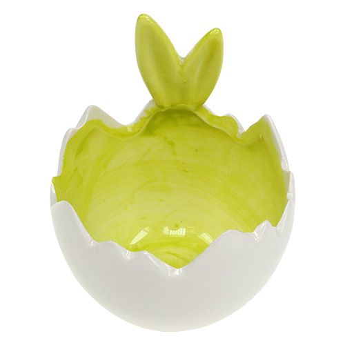 Floristik24 Dekoratív táltojás fülekkel Ø7,5cm H9,5cm 3db