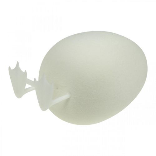 tételeket Dísztojás lábakkal Húsvéti tojásfehérje Asztali dekoráció Húsvéti figura H25cm