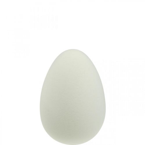 Dekoratív tojáskrém Húsvéti tojás bolyhos Kirakati dekoráció Húsvéti 25cm