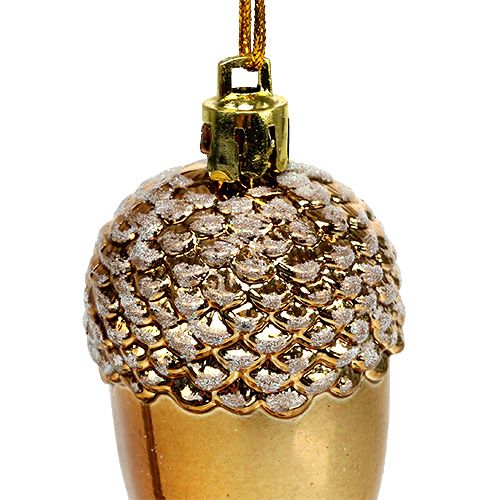 Floristik24 Akasztható makk barna 7,5cm 3db