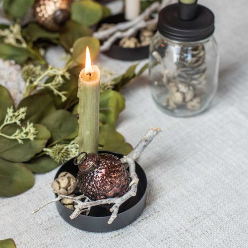 Floristik24 Makküveg barna díszkúpok akasztható adventi dekorációhoz 5,5×8cm 12db