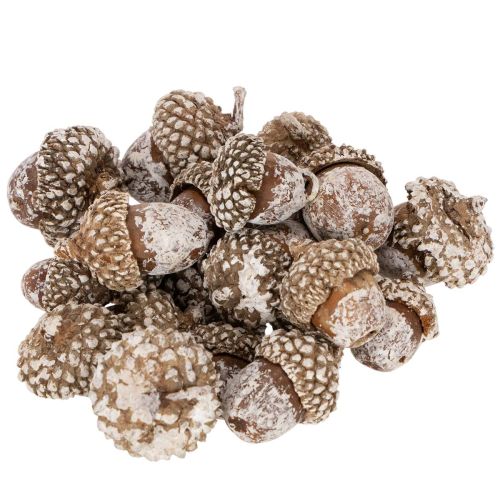 Makk, természetes dekorációs termék, fehérre meszelt, 1-3 cm, 300g vétel | Floristik24.hu