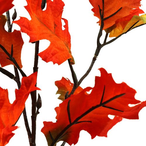 Floristik24 Tölgylevél ág narancs 84cm