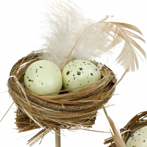 tételeket Deco dugós madárfészek, húsvéti dekoráció, fészek tojással 23cm 6db