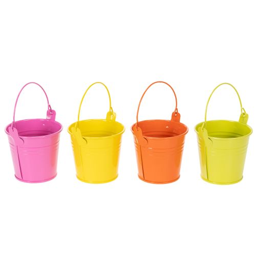 Színes vödrök, Ø8cm M7.5cm, 12 darab | Floristik24.hu