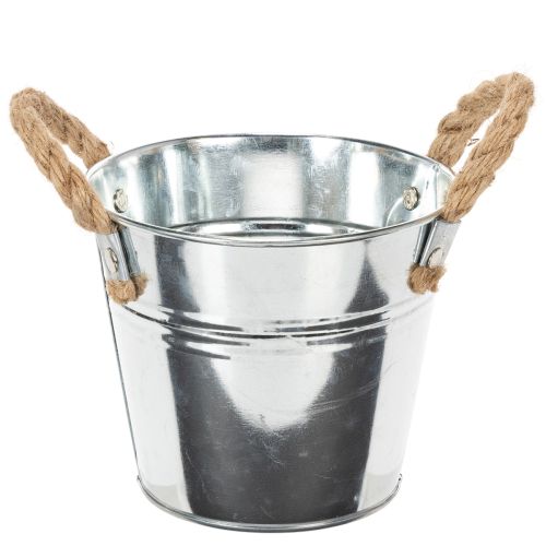 Vödör kötélfogantyúval Ø14cm M12cm vétel | Floristik24.hu