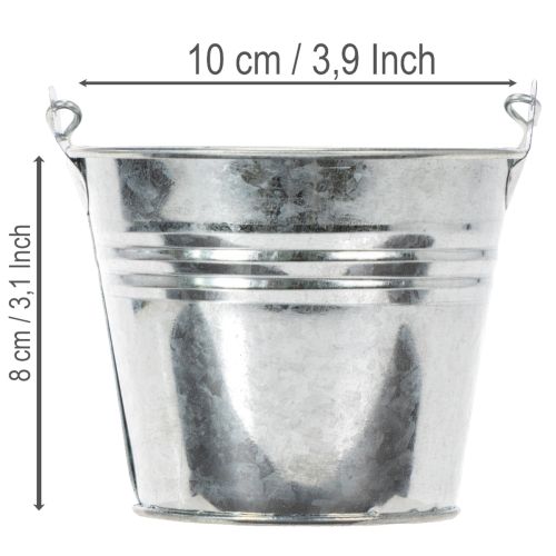 Vödör Ø10cm M8cm 10 db. Cink,