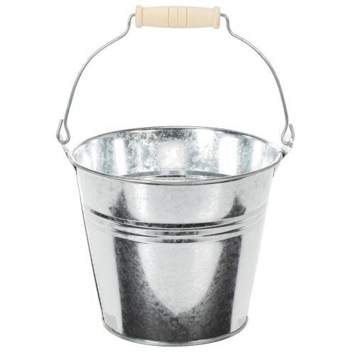 Vödör Ø14cm M12cm 6 db. Cink, fényes vétel | Floristik24.hu