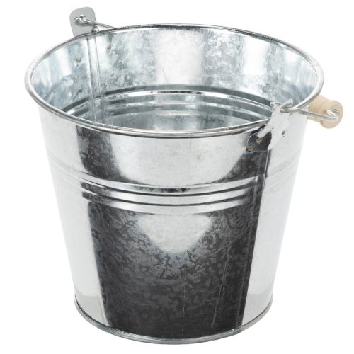 Vödör Ø14cm M12cm 6 db. Cink, fényes | Floristik24.hu