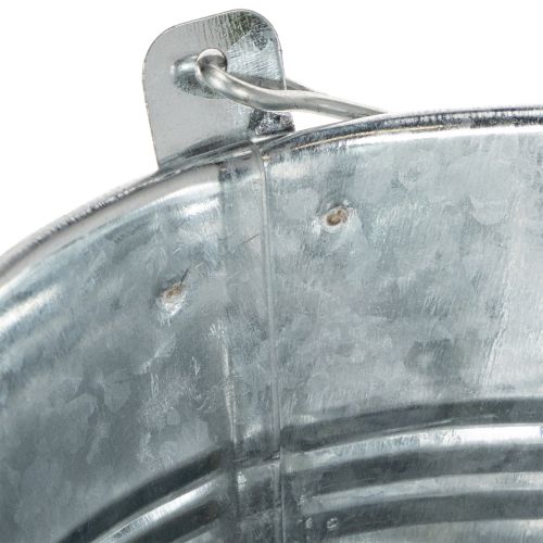 Vödör Ø14cm M12cm 6 db. Cink, fényes | Floristik24.hu