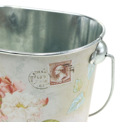 Floristik24 Növényvödör rózsa ovális H11cm