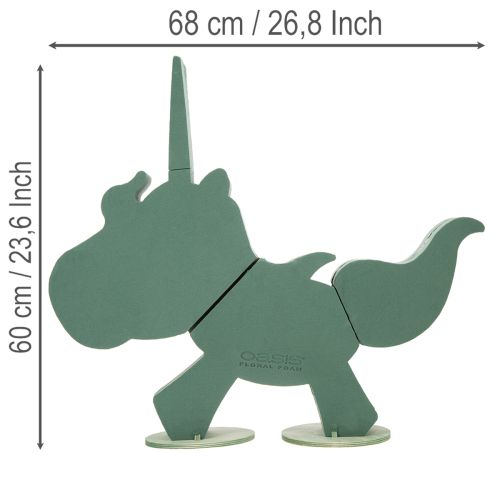 tételeket Virágmintás habszivacs unikornis 68cm x 60cm