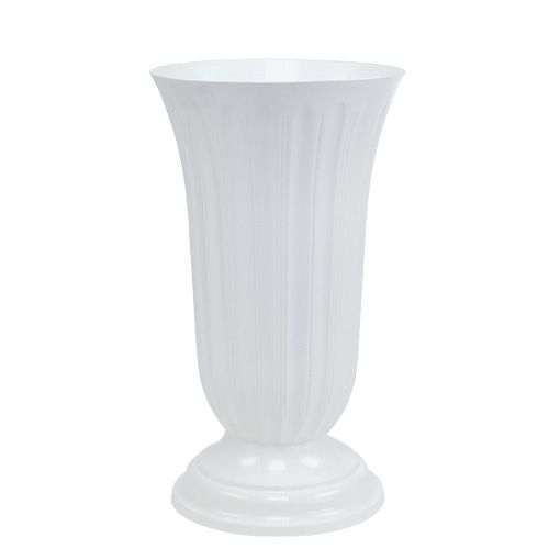 Lilia váza fehér Ø23cm, 1db