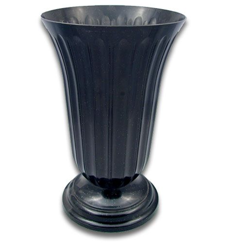 Floristik24 Lilia Black váza Ø23cm