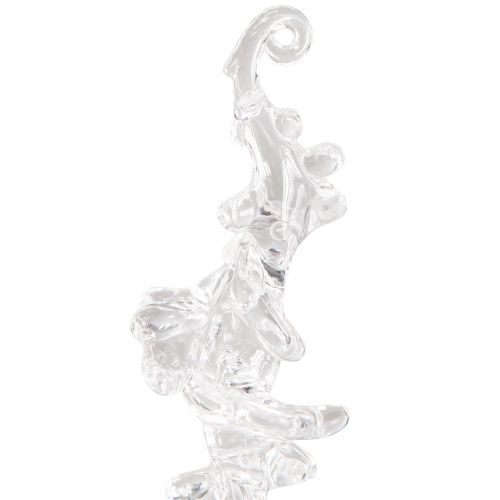 tételeket Téli dekoráció jégcsap dekorációs fogas átlátszó 25cm 3 db