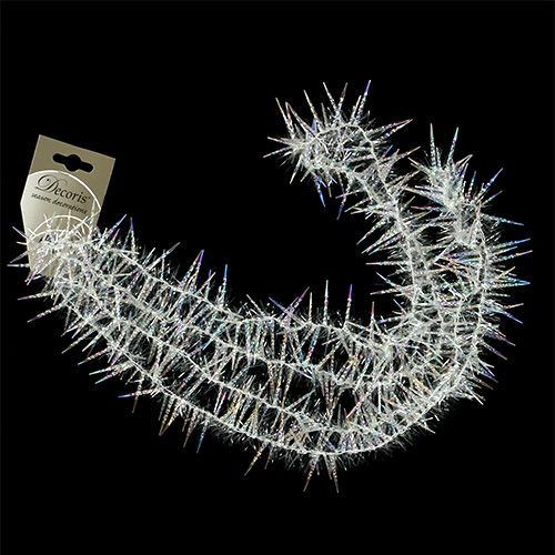 Floristik24 Jégcsap füzér 270cm tiszta / irizáló