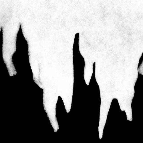 Floristik24 Koszorú jégcsap fehér 5m x 33cm