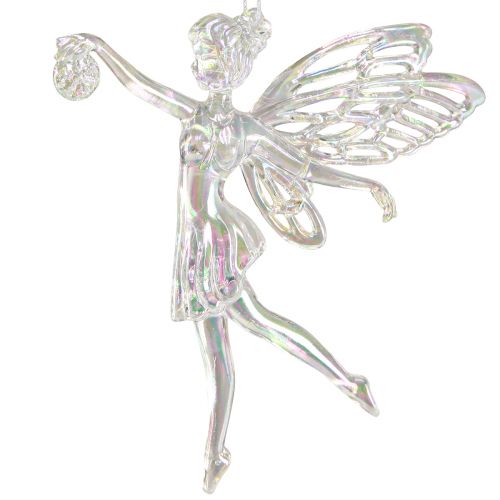 Floristik24 Elves dekoráció akril karácsonyi manók átlátszó 11cmx12cm 3db