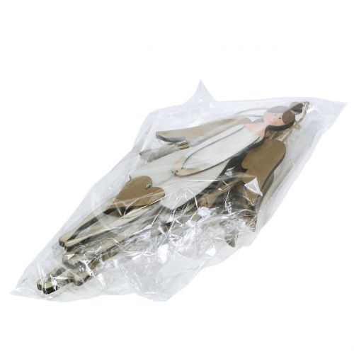 Floristik24 Angyalkrém akasztható 20,5cm 4 db