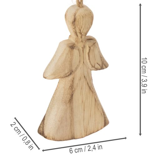 Karácsonyfára akasztható angyalfigura, 10 cm, 12 darab | Floristik24.hu