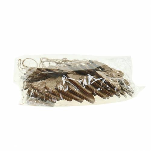 Floristik24 Dekoratív fogas fa angyalcsillám 10cm 12 db