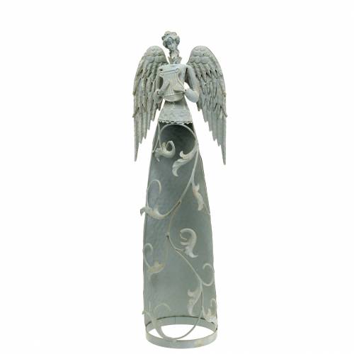 Floristik24 Dekoratív angyal fém 58cm