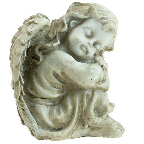 tételeket Angel for the Grave Cream Grave Angel Sleeping Angel 6×5,5×8cm