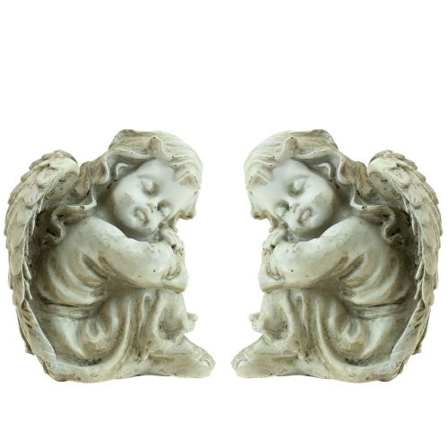 tételeket Angel for the Grave Cream Grave Angel Sleeping Angel 6×5,5×8cm