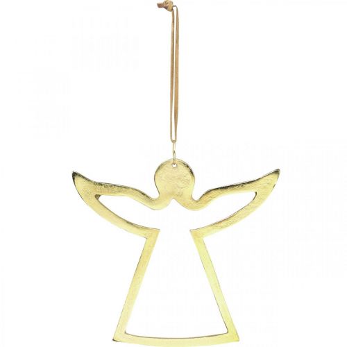 tételeket Fém medálok, díszangyalkák, arany adventi dekoráció 15 × 16,5 cm