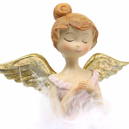 Floristik24 Dekoratív balerina angyal szélű ülőke Ø11,5 H15cm 2db