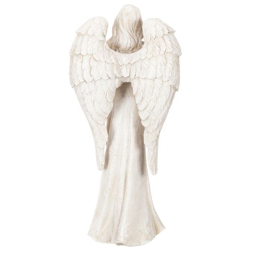 Álló és imádkozó angyalfigura, dekoráció, 36cm | Floristik24.hu