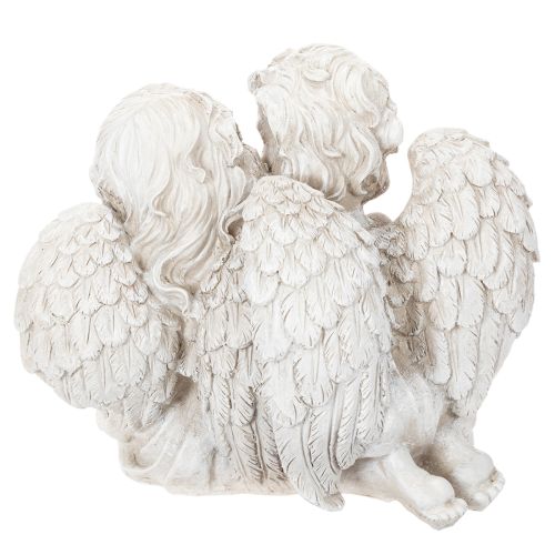 Angyaldekoráció Gyermek Angyalpár Szív Szobor 24cm | Floristik24.hu