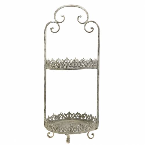 Floristik24 Etagere szürke antik H66,5cm