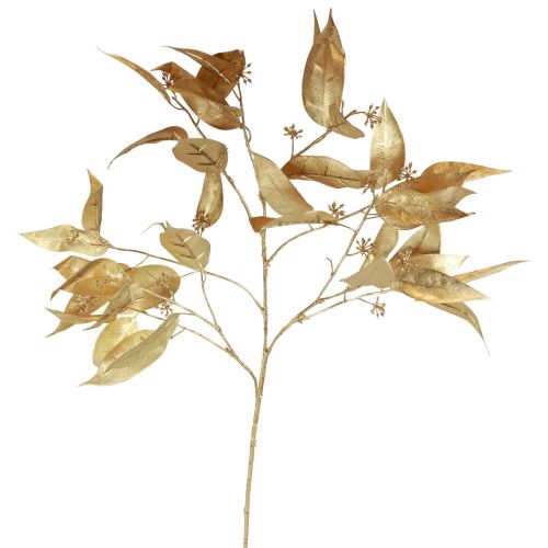 Floristik24 Eucalyptus Artificial Lancets Eucalyptus Branch Gold 95cm