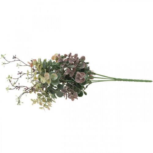 tételeket Eukaliptusz bokor mesterséges eukaliptusz zöld piros 39cm