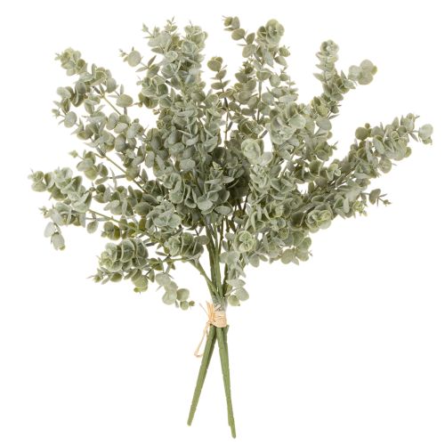 Mesterséges eukaliptusz ág, díszág vázákba és csokrokhoz, 49 cm, 4 darab | Floristik24.hu