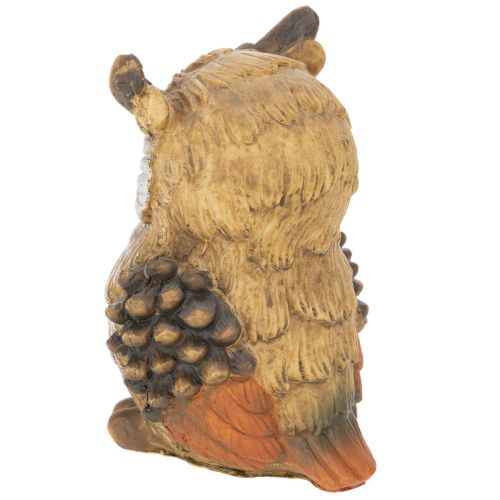 Bagoly figura, kis ülő bagoly, dekoráció, 11cm | Floristik24.hu