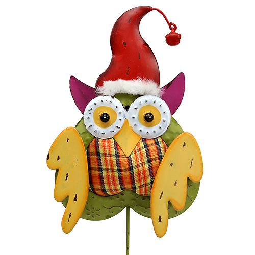 Floristik24 Bagoly mint virágcsavar színes 16cm L48cm 3db